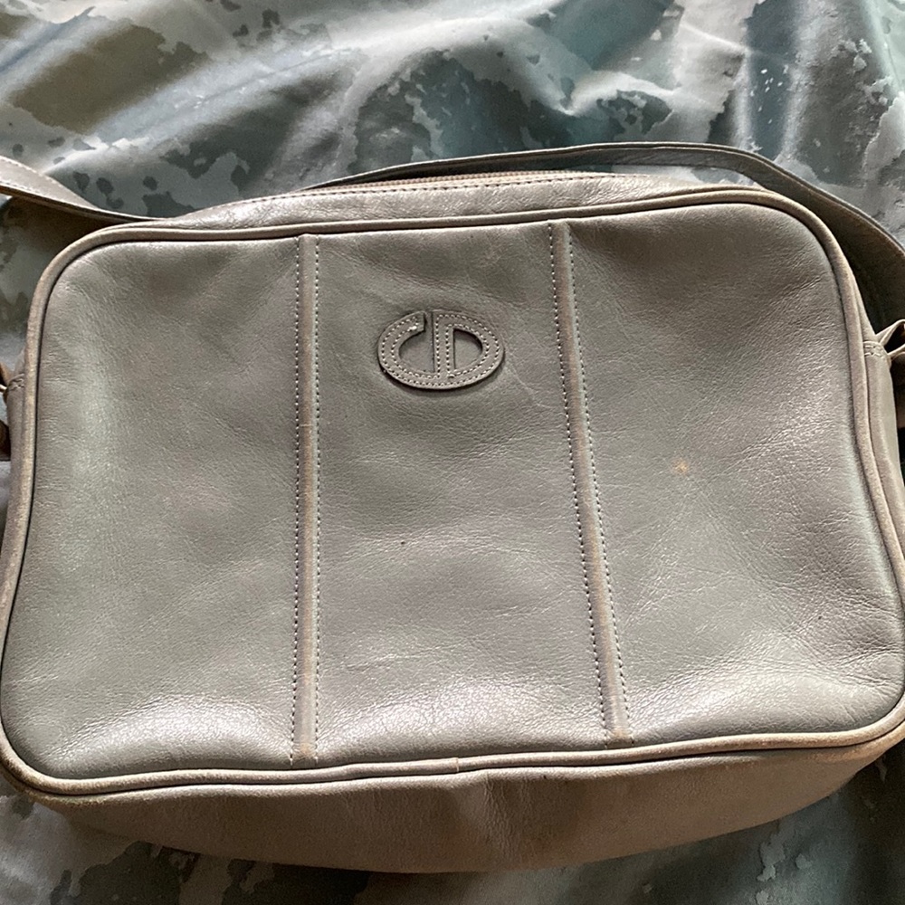 Christian Dior, Gray, Crossbody